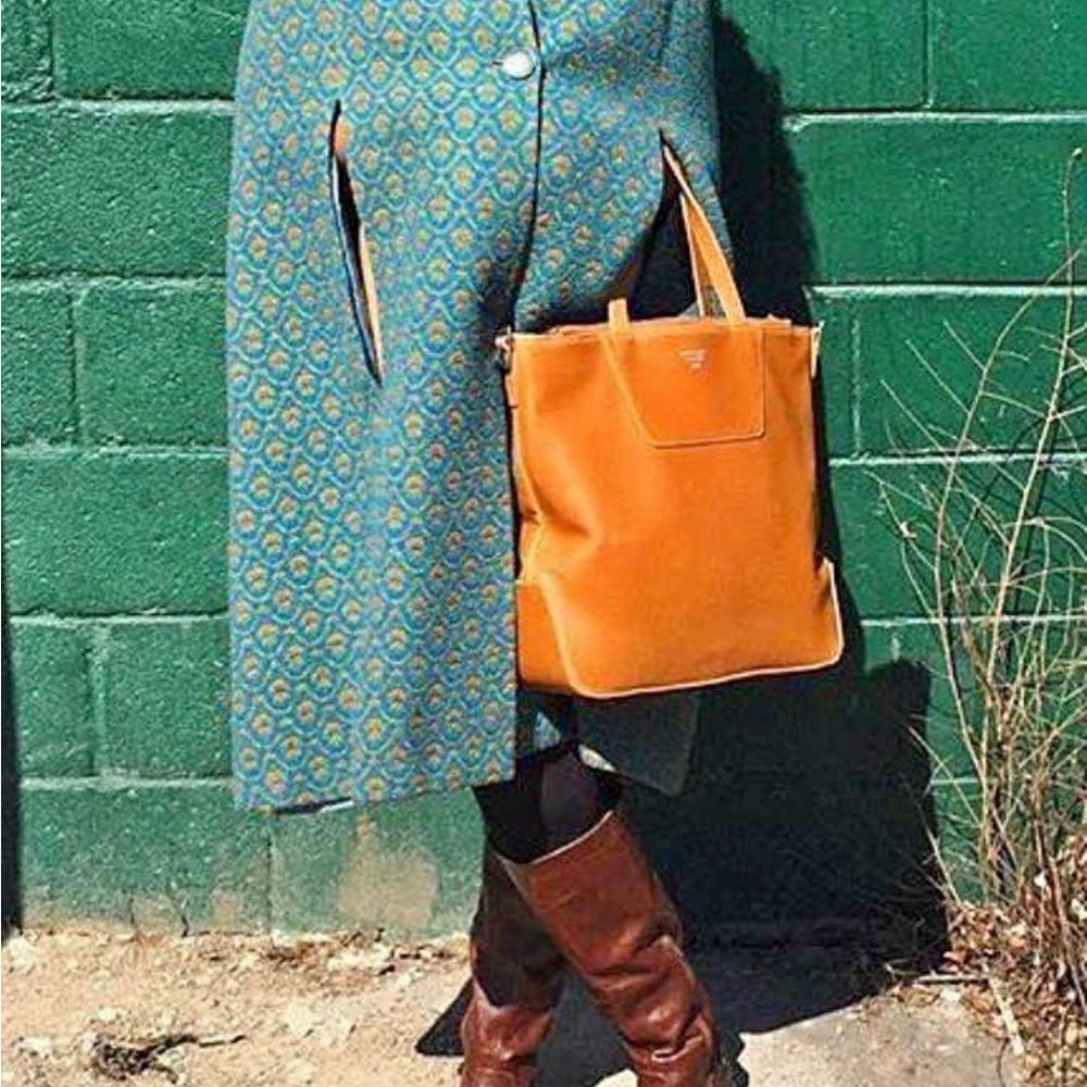 70s vintage, gorgeous Welsh Cape Blue and Gold Patterned Bell Coat